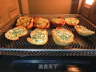 香烤尖头面包片的做法步骤：18