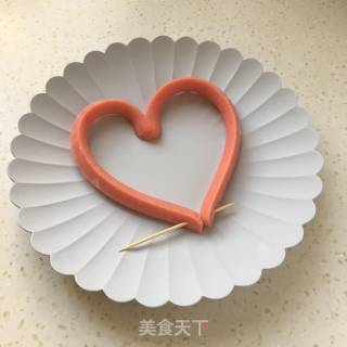 爱心蛋的做法步骤：4