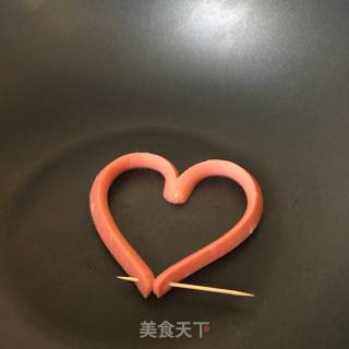 爱心蛋的做法步骤：5