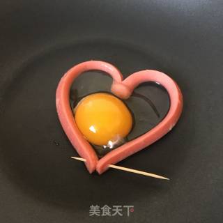 爱心蛋的做法步骤：6