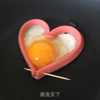 爱心蛋的做法步骤：7