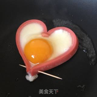 爱心蛋的做法步骤：8