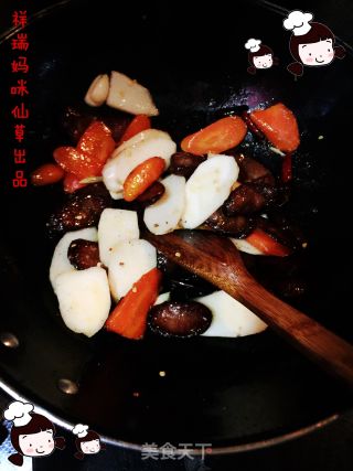 仙草阁私房菜（无肉不欢）--轻食营养腊肠茭白的做法步骤：6