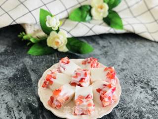 #花样美食#—椰香草莓奶冻的做法步骤：10
