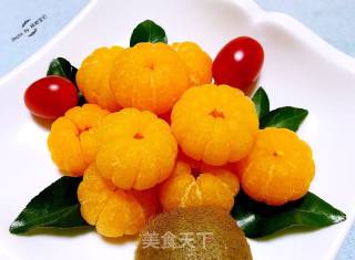 #花样美食#橘花盛开的做法步骤：5