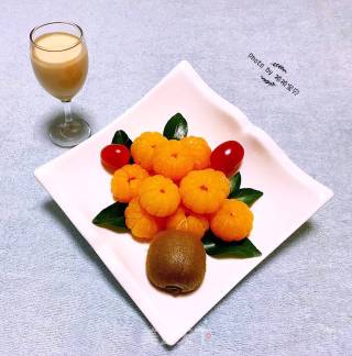 #花样美食#橘花盛开的做法步骤：7