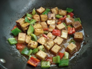 沙茶酱烧豆腐的做法步骤：9