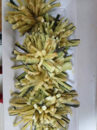 菊花茄子的做法步骤：9