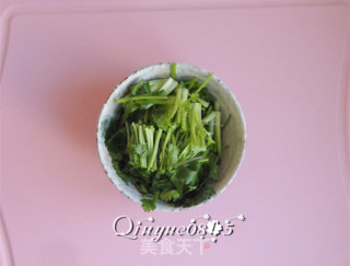 芫荽烩羊血的做法步骤：3