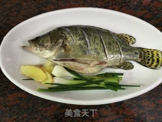 清蒸桂花鱼的做法步骤：2