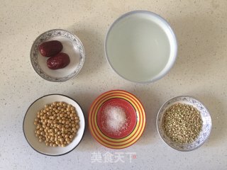 荞麦红枣豆浆的做法步骤：1