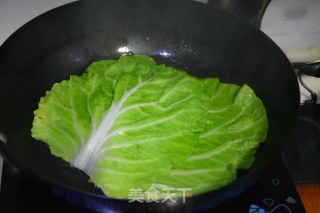 白菜（百财）肉卷的做法步骤：4