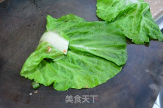 白菜（百财）肉卷的做法步骤：6