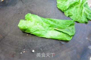 白菜（百财）肉卷的做法步骤：7