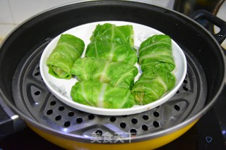 白菜（百财）肉卷的做法步骤：10