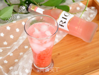 红柚椰香鸡尾酒的做法步骤：6