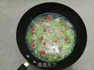 青萝卜丸子汤的做法步骤：10