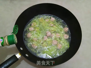 青萝卜丸子汤的做法步骤：12