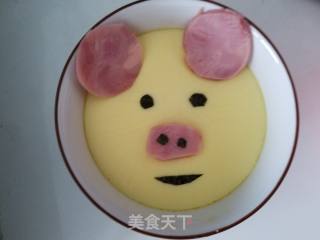 小猪鸡蛋羹的做法步骤：6