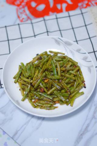 简易版干煸豆角的做法步骤：6
