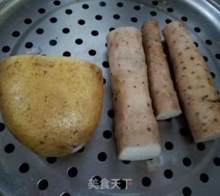 山药土豆饼的做法步骤：1