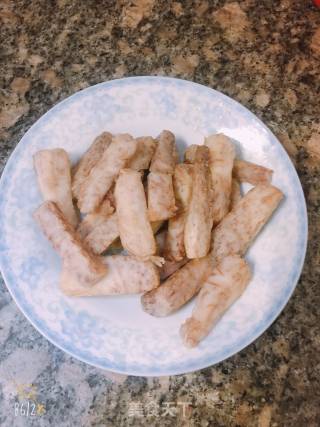 拔丝香芋的做法步骤：1