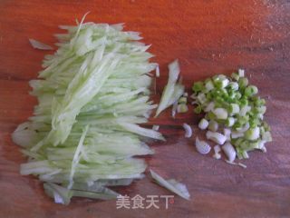 炒面皮的做法步骤：9