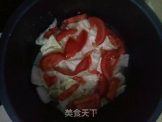懒人的晚饭---杂蔬腊肠饭的做法步骤：6