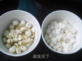 莲子山药糯米粥的做法步骤：3