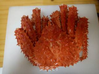 花样美食  帝王蟹碗蒸的做法步骤：1