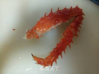 花样美食 帝王蟹沙拉酱完美邂逅的做法步骤：3
