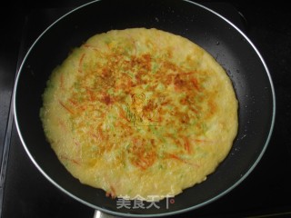 西葫芦煎蛋饼的做法步骤：7