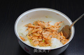 香脆米饭虾仁饼的做法步骤：4
