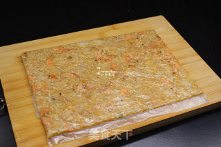 香脆米饭虾仁饼的做法步骤：6