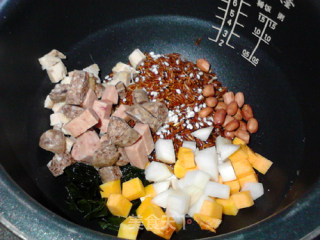 #花样美食#红米咸味腊八饭的做法步骤：4