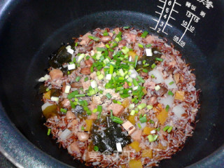 #花样美食#红米咸味腊八饭的做法步骤：10