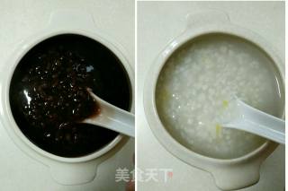 懒人煲粥（黑米糯米粥，白糯玉米碴子粥）的做法步骤：6