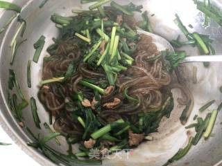 韭菜炒粉条的做法步骤：7