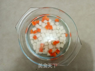 黑椒肉粒炒年糕的做法步骤：6