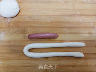 小兔子香肠馒头的做法步骤：7
