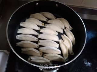 韭菜猪肉锅贴的做法步骤：9