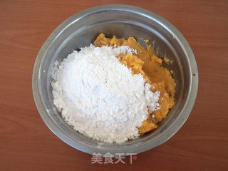 巧克力馅红薯糯米饼的做法步骤：3