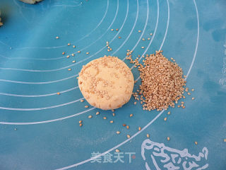 巧克力馅红薯糯米饼的做法步骤：10