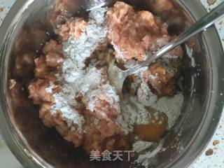 四喜丸子的做法步骤：3