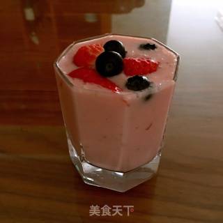 草莓酸奶的做法步骤：7