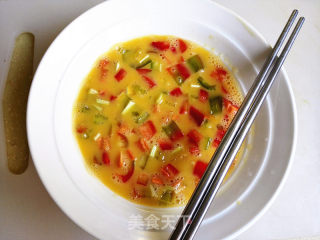 尖椒鸡蛋饼的做法步骤：4