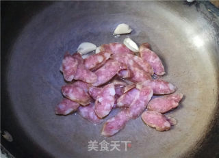 “花样美食”荷兰豆炒腊肠的做法步骤：5