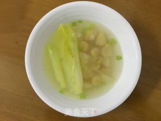 菜心煮干贝的做法步骤：9