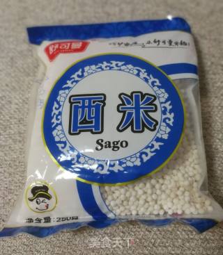 芒果西米露的做法步骤：1