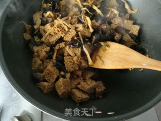 简化版四喜烤麸的做法步骤：9